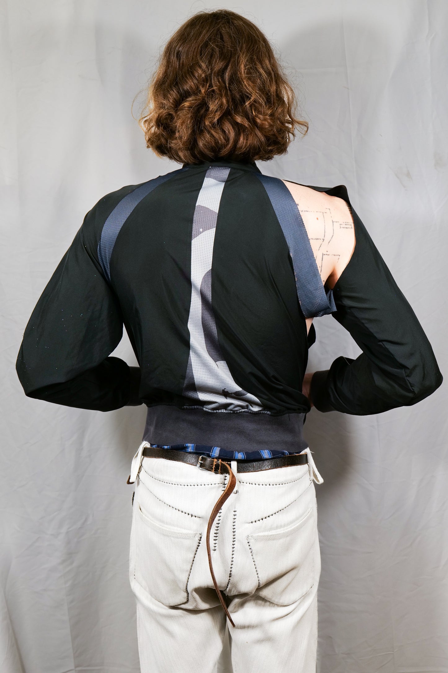 Speedo Comme Garçons Thrashed & Distressed Jacket