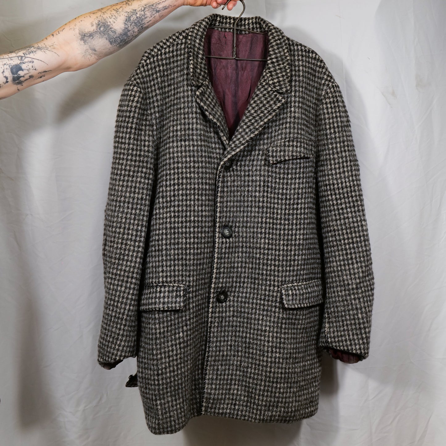 British 1960s MOD Style Overcoat By Burton Tailored