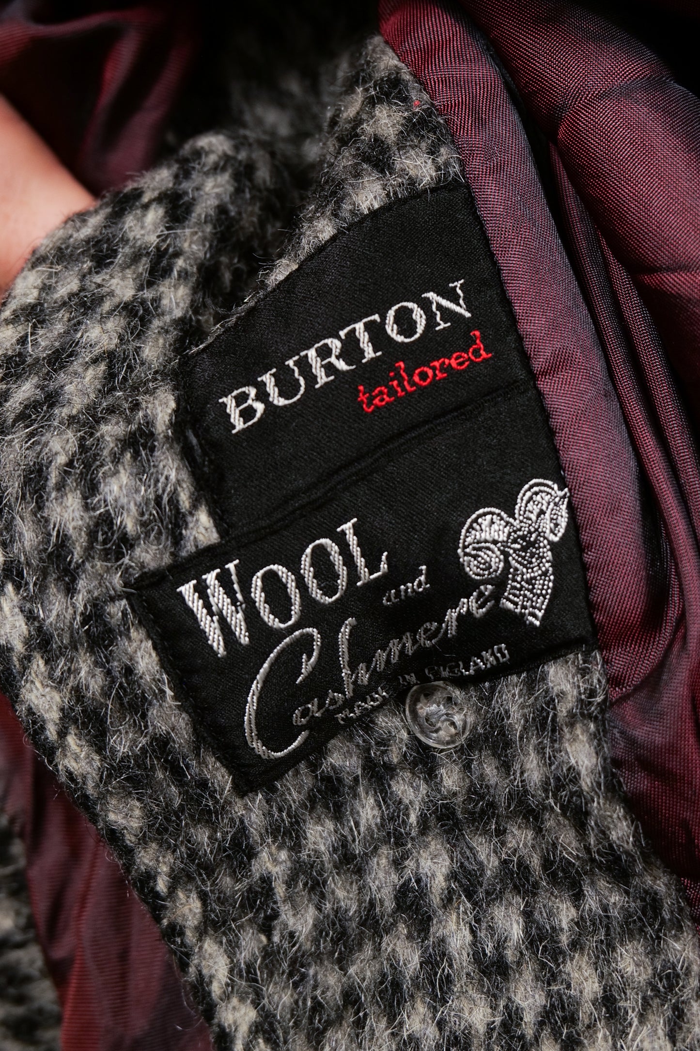 British 1960s MOD Style Overcoat By Burton Tailored