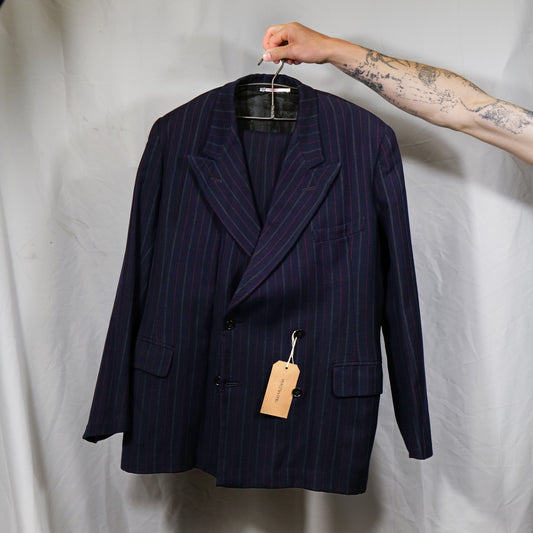 British 1930s Two Piece Suit With Wide 11.5” hems