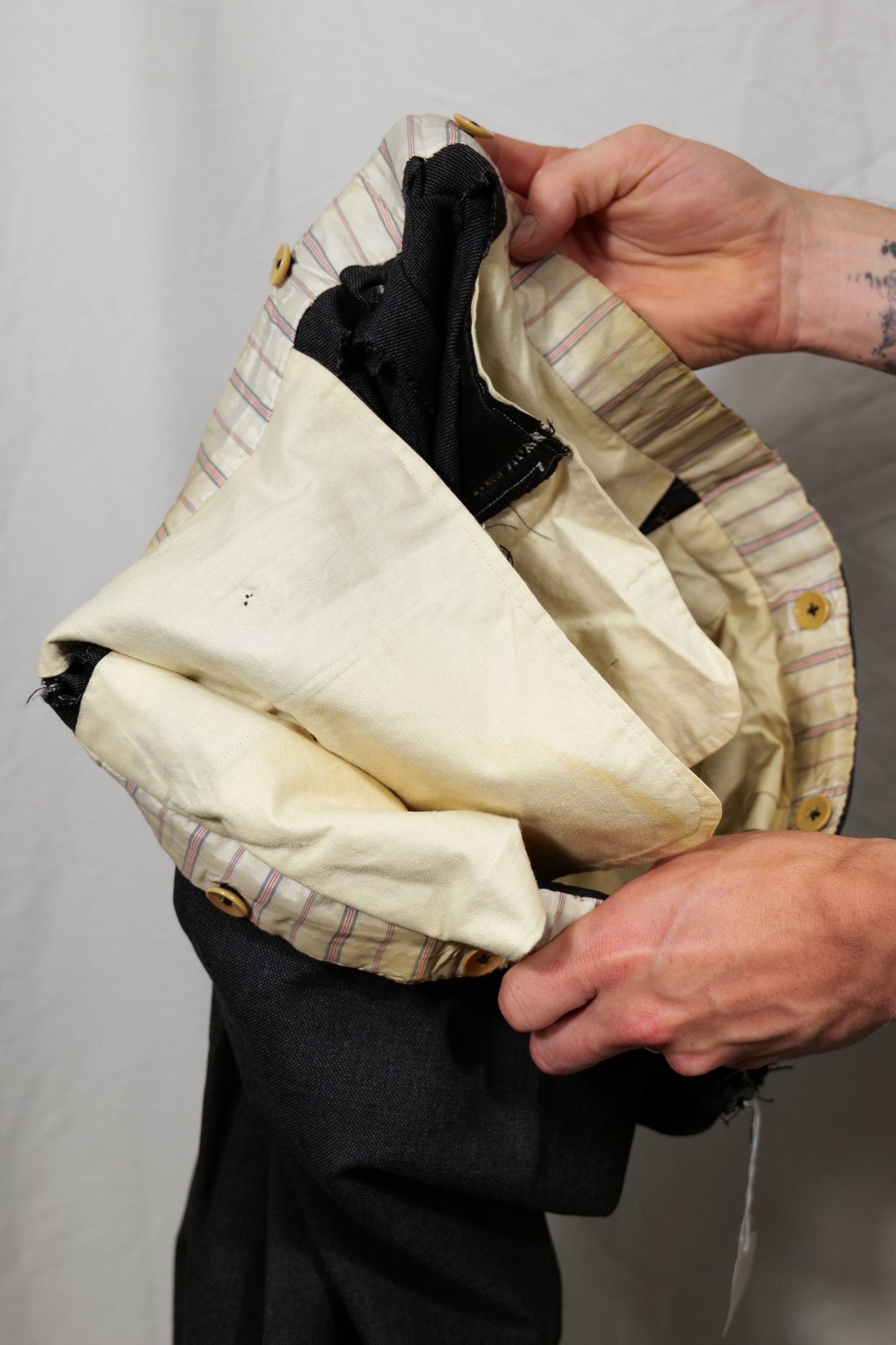 British Bespoke Tailor Made 1980s Does 1940s Barathea Suit By John Morgan & Co Tailors
