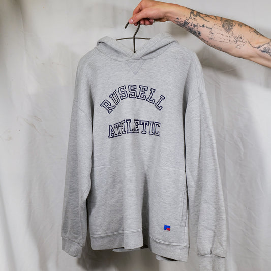 Made In Scotland Boxing Glove Pocket Hoodie By Russel Athletic