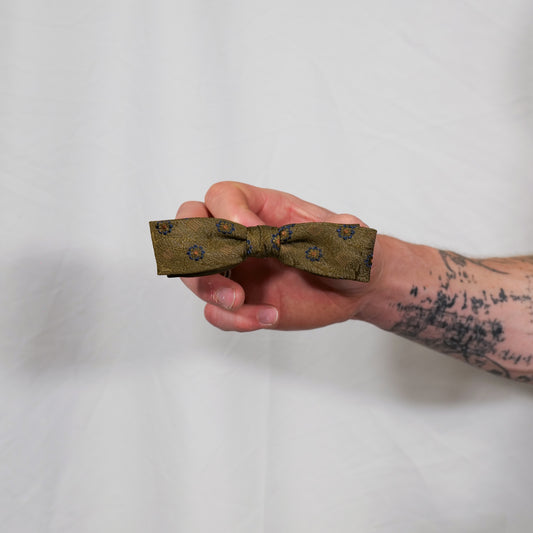 Rayon 1910s 1920s Clip On bowtie