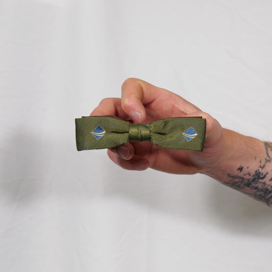 Rayon 1910s 1920S Clip On Bowtie