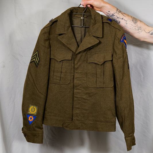 WW2 Dated 1945 USA Battle Dress Jacket