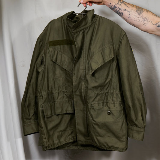 Belgian Army Back Pocket Jacket 1980s 1990s