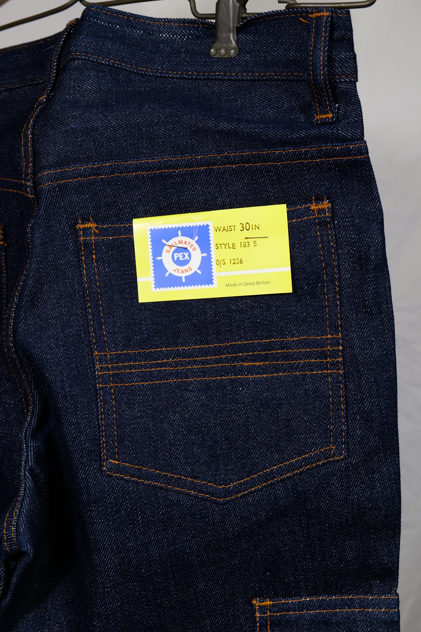 Deadstock 1960s British Made Denim Jeans By Pexwear