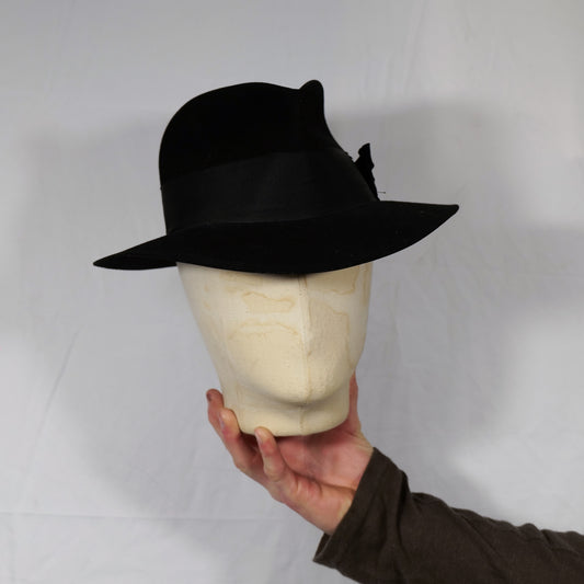 Rare European 1920s Fedora Hat Size 59cm