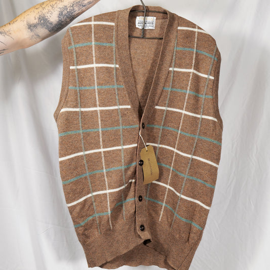 British 1960s Viyella Knit By Austin Reed