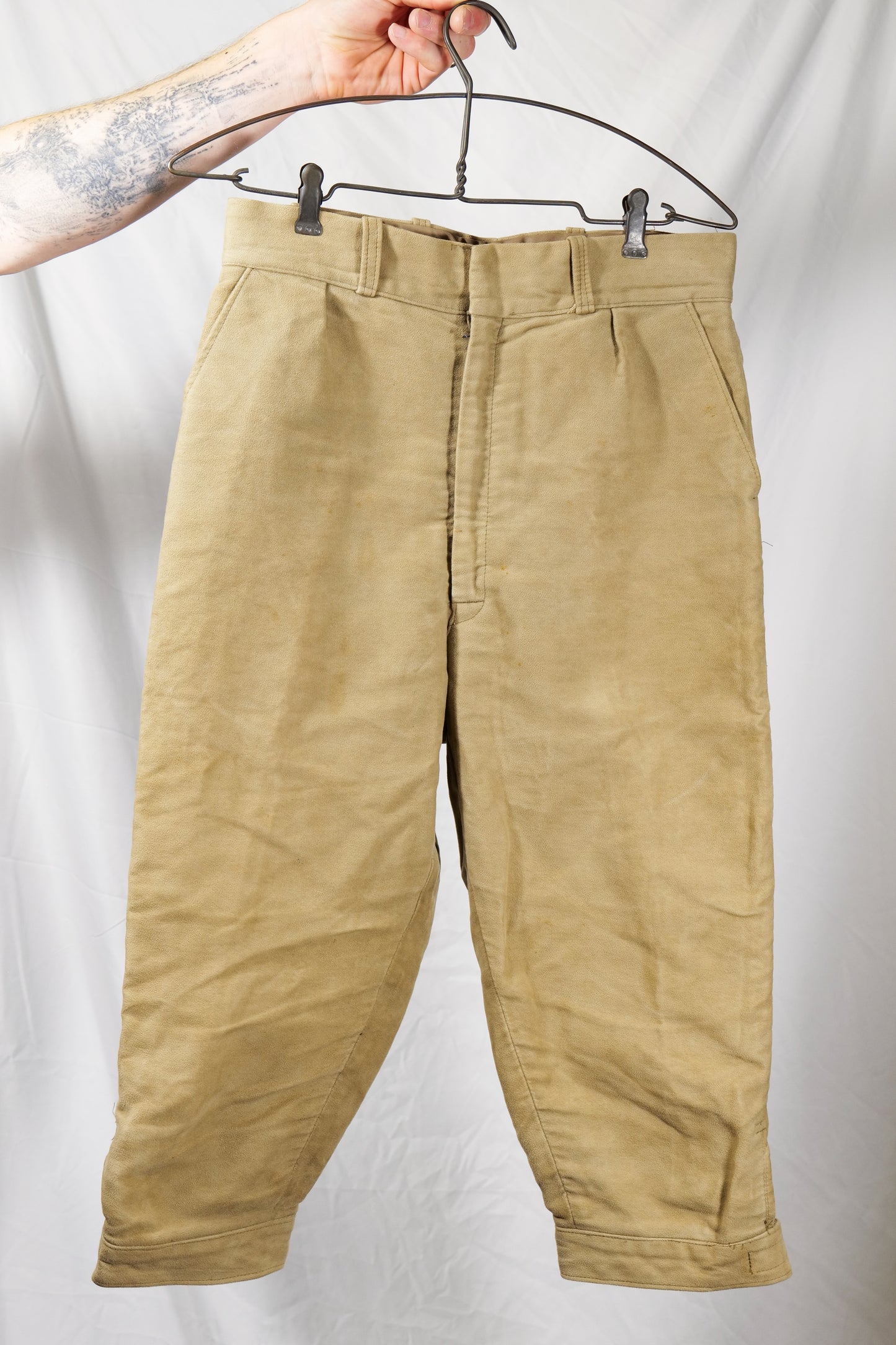 1970s Made In England Moleskin Hunting Trousers