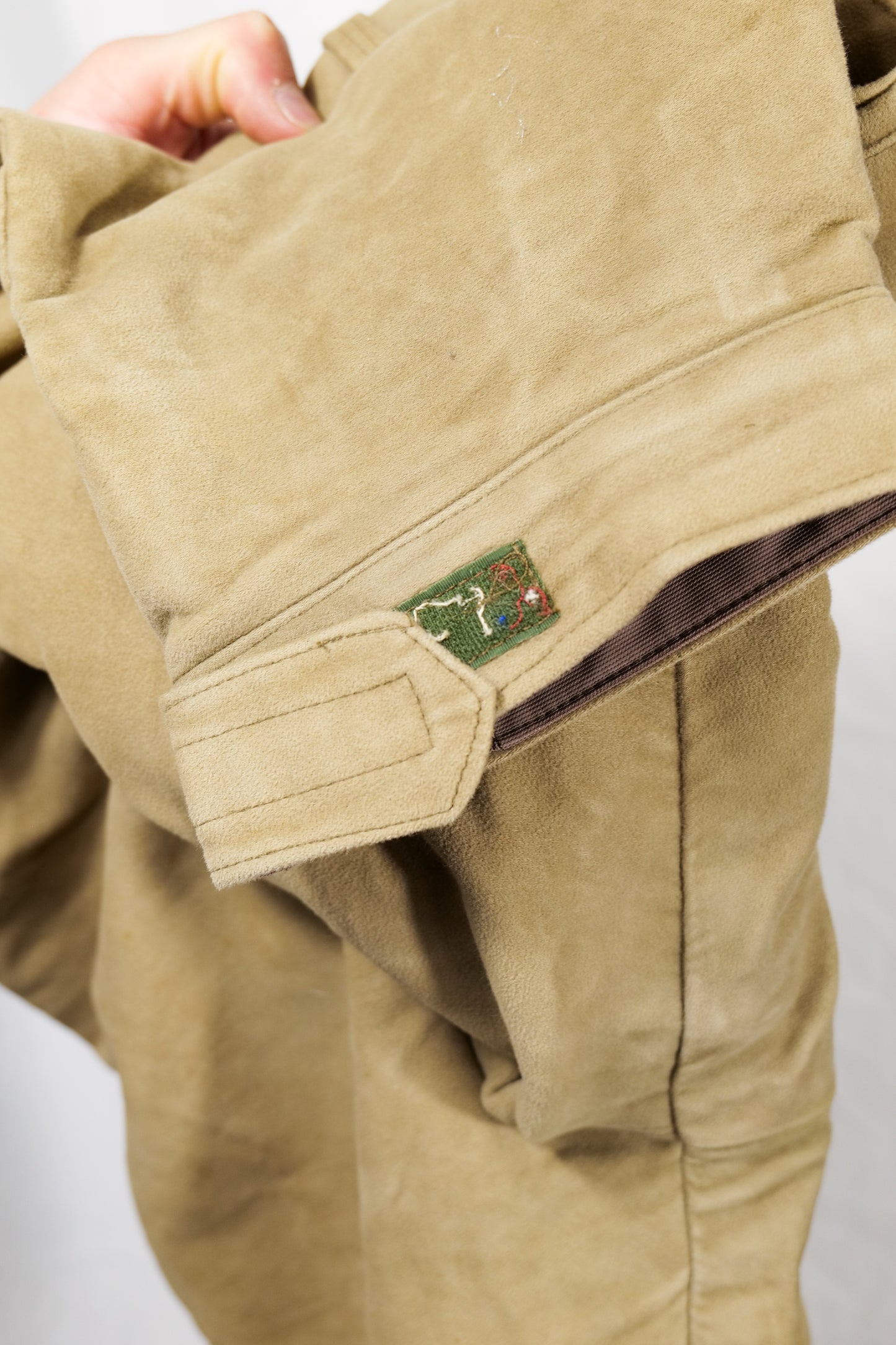1970s Made In England Moleskin Hunting Trousers