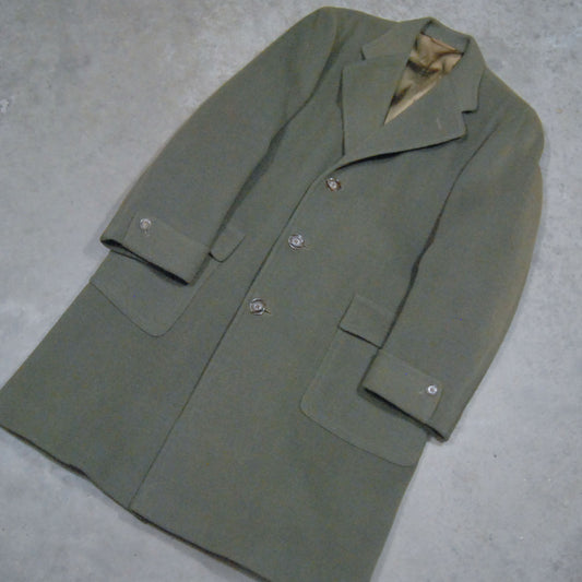 British Single Breasted 1940s Patch Pocket Coat By "Alexandre"