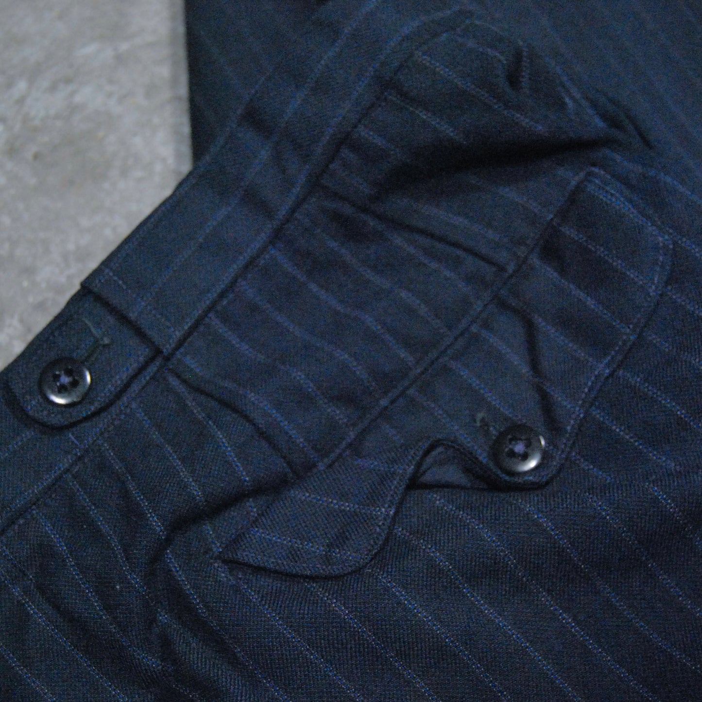 American 1950s Two Piece Pinstripe Single Breasted Suit