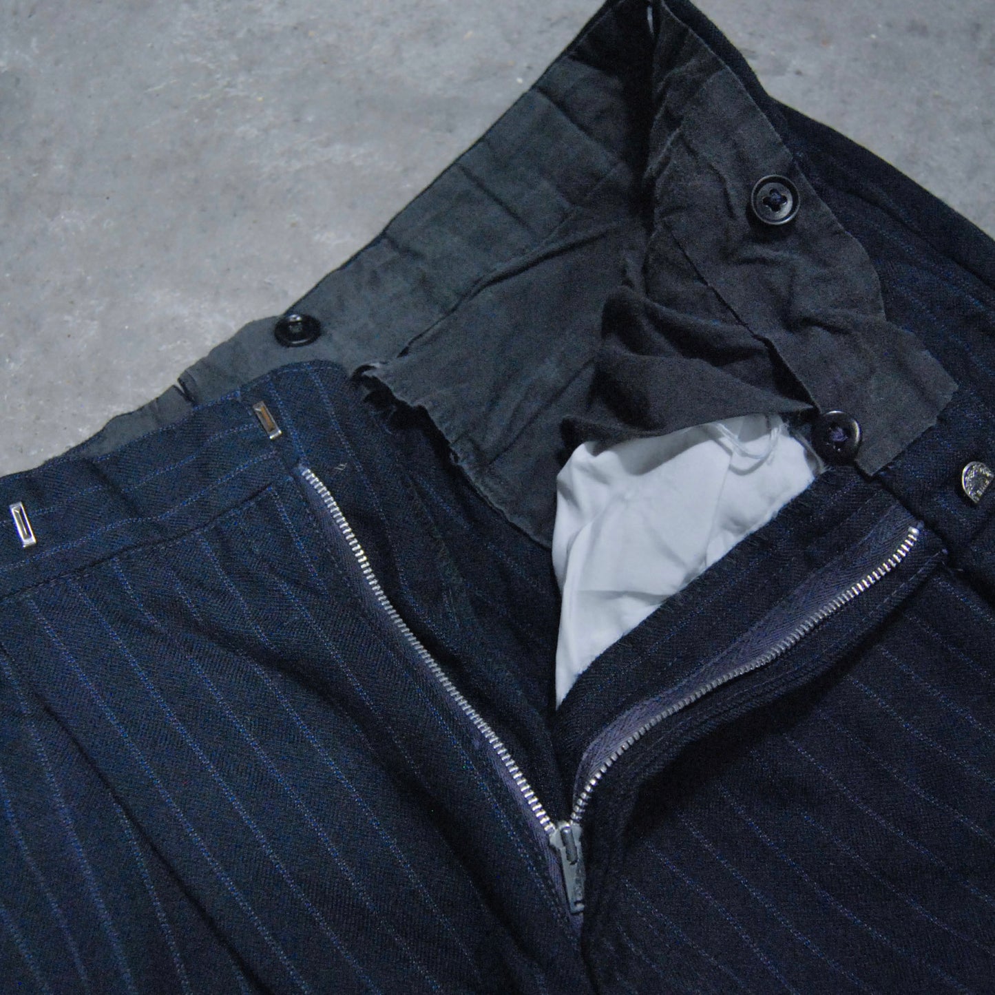 American 1950s Two Piece Pinstripe Single Breasted Suit