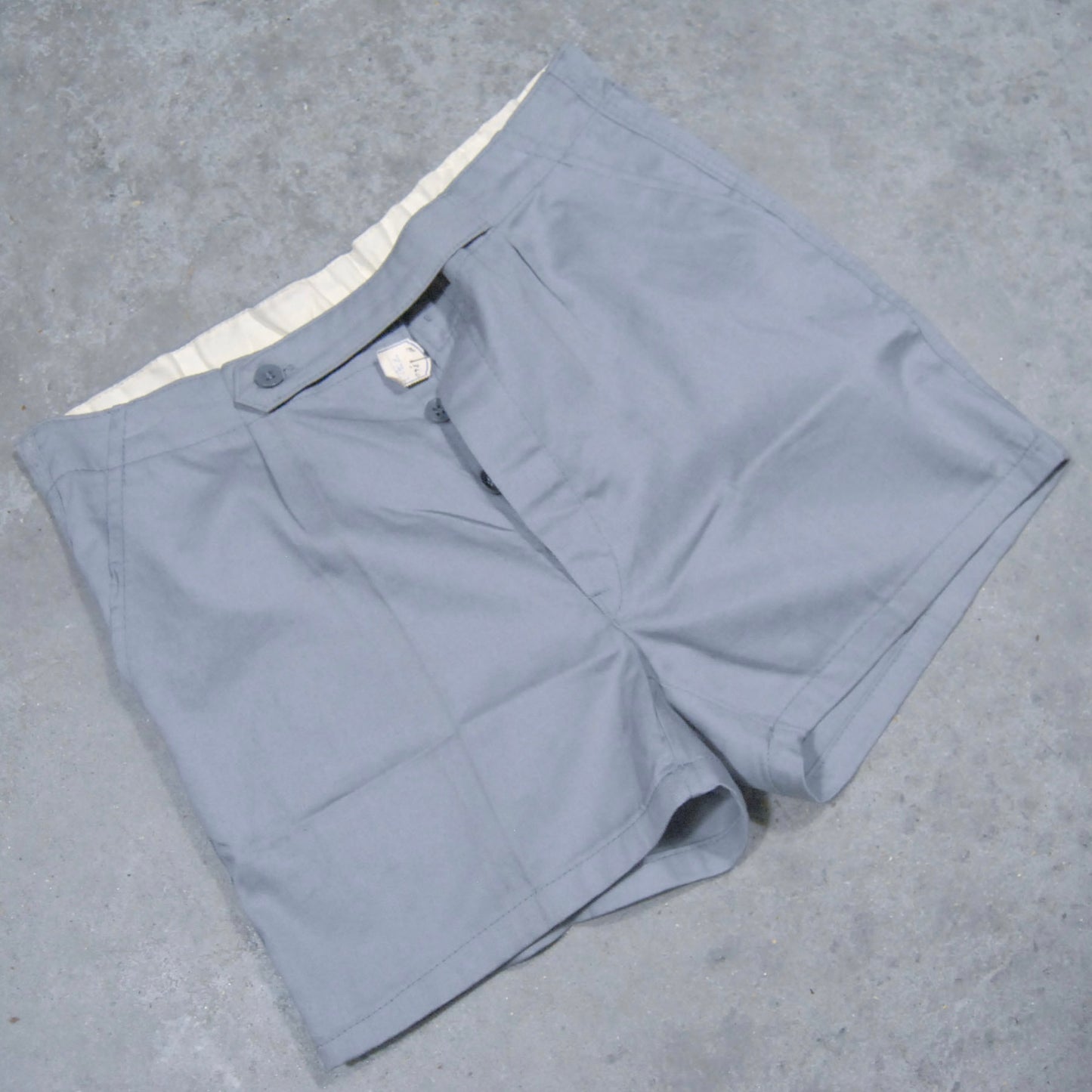 European NOS 1940s Shorts Grey Cotton