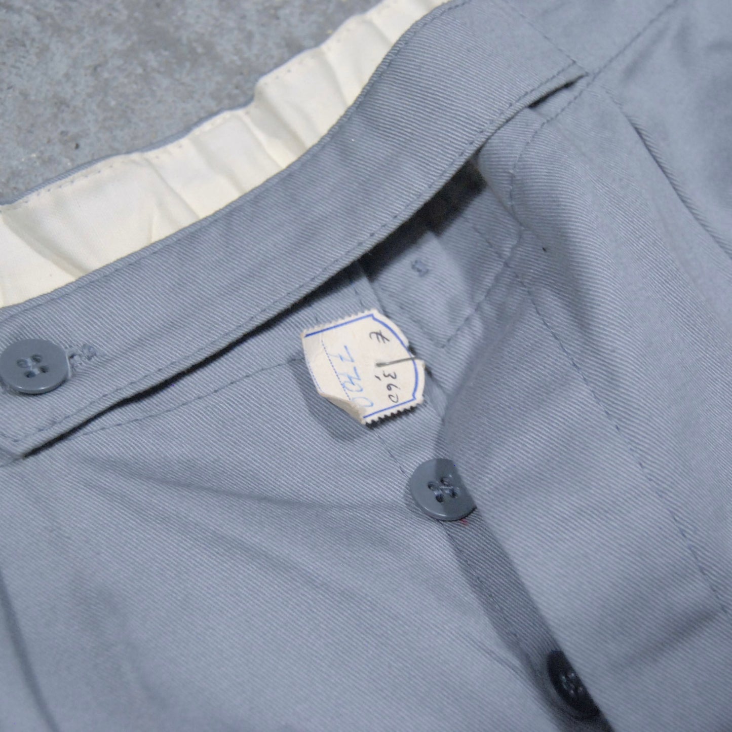 European NOS 1940s Shorts Grey Cotton