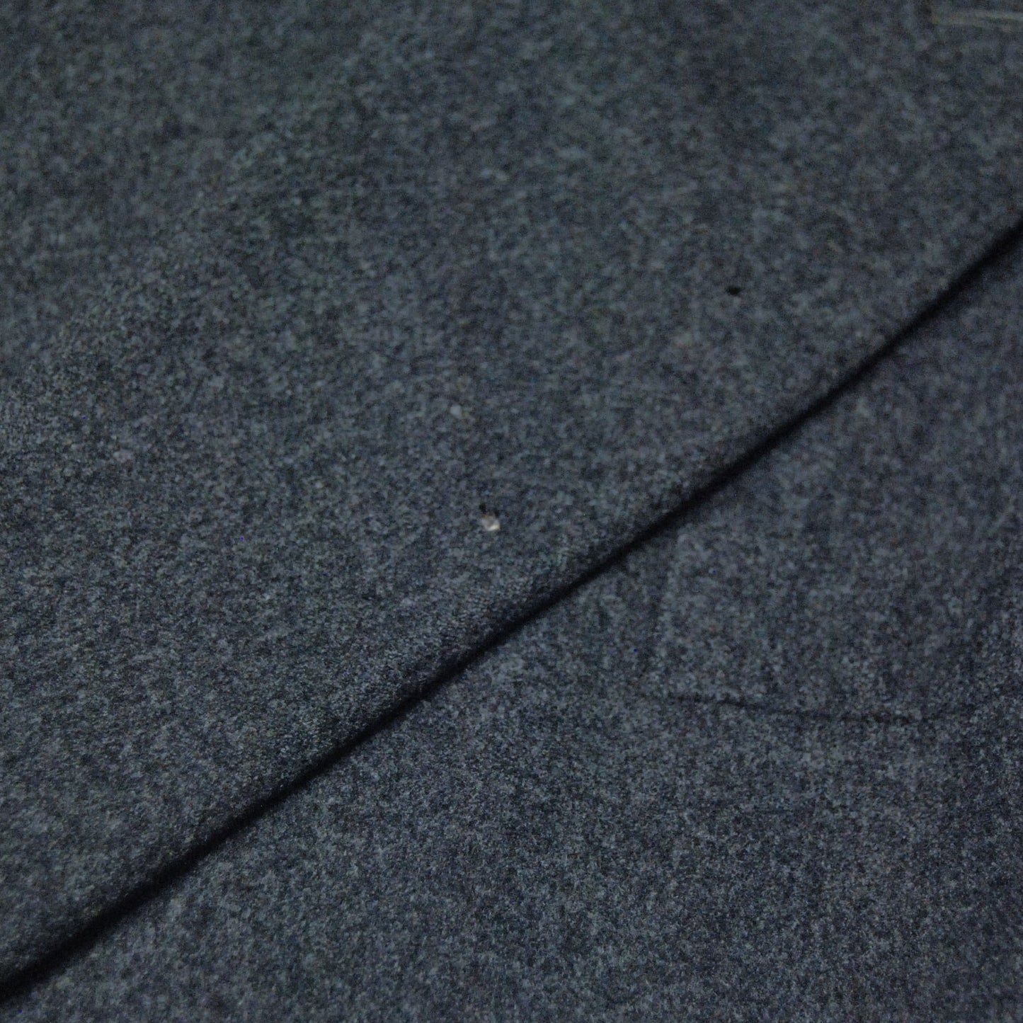 British 1940s 1950s Peak Lapel Double breasted Blazer In Slate Grey Worsted Wool