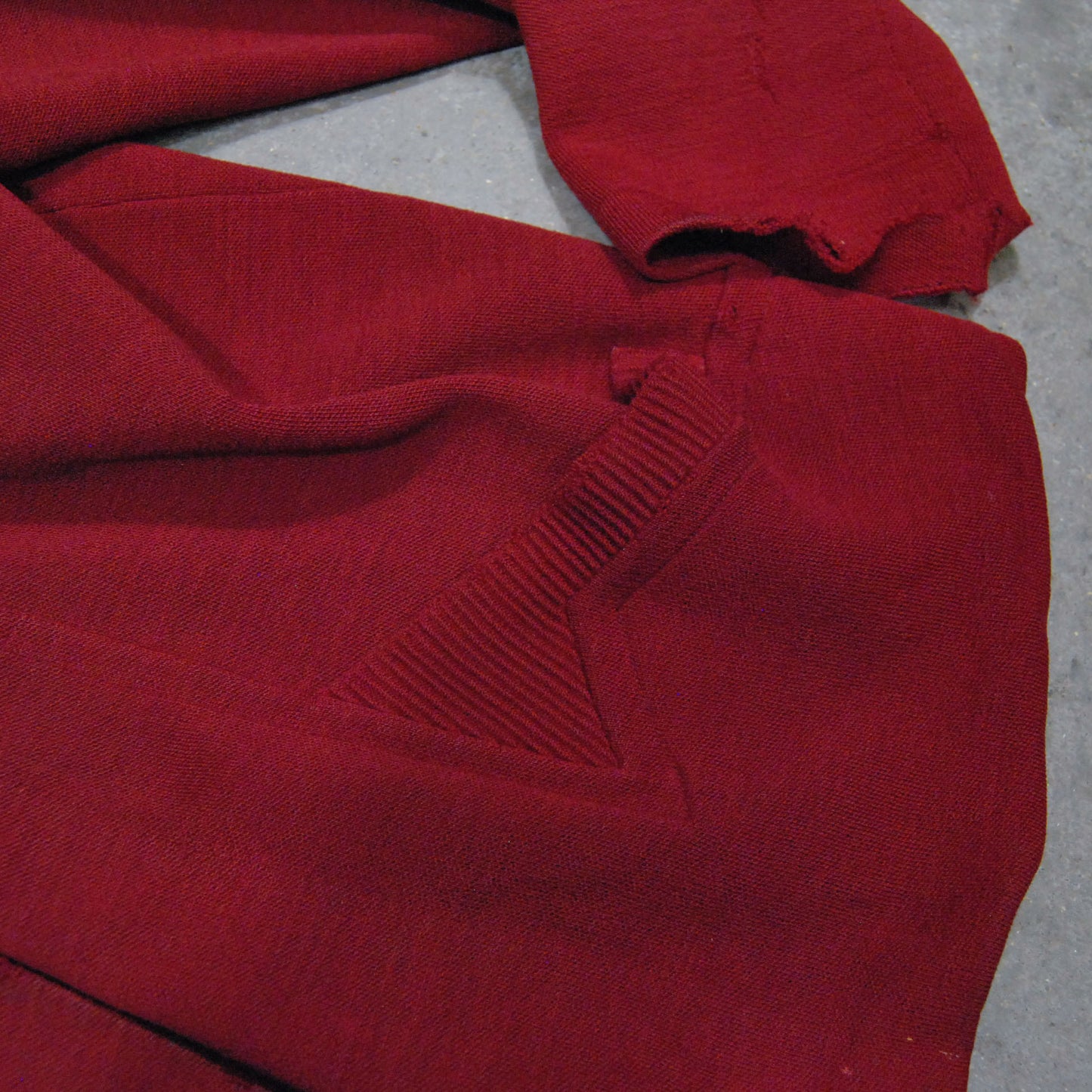 Asymmetric 1950s Cardigan With Safety Pin