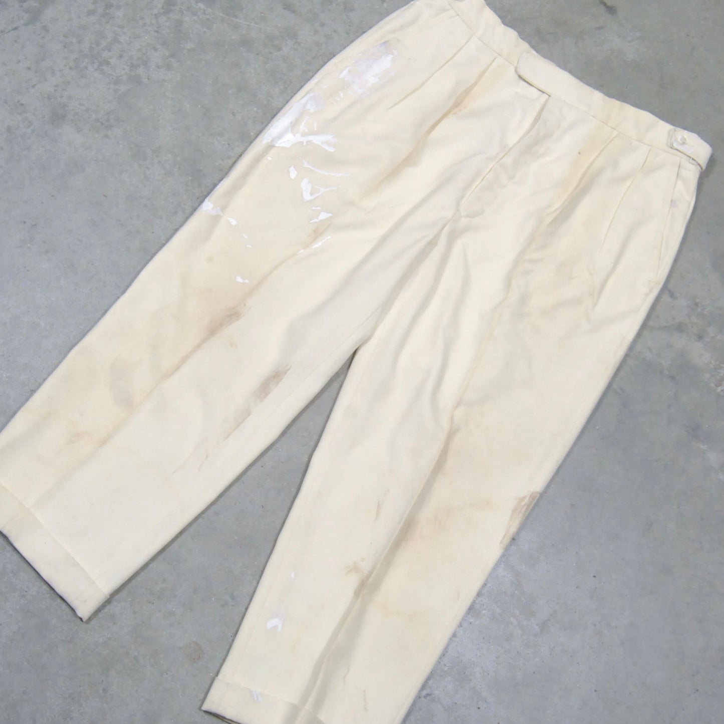 Paint Splatter 1970s Trousers